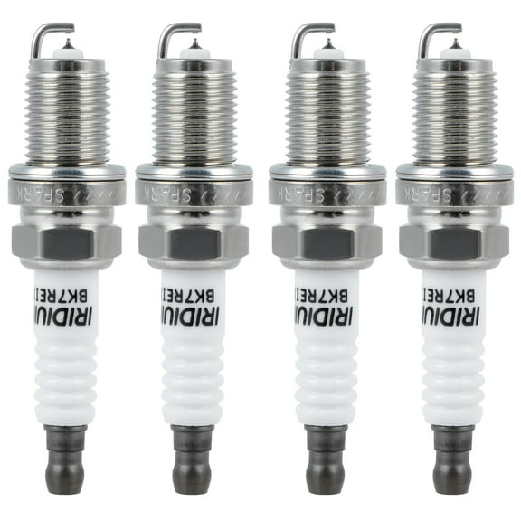 SCITOO Iridium Platinum Spark Plugs for Volkswagen for Jetta,for Passat,for Golf,for Golf R,for Tiguan,for Beetle,CC,Eos,GTI & for Audi A4,A4 Quattro,Q5,A5,A5 Quattro,A6,A3,Q3,TT,2.0L BKR7EIX 4 pcs