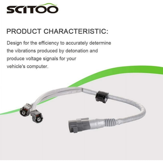 SCITOO Knock Sensor Harness Fits for Lexus: ES300,GS300,RX300,for Toyota: Avalon,Camry,Highlander,Sienna,Solara Replaces OE #: 82219-33030 82219-07010 Fits select: 2000-2002 TOYOTA SIENNA LE/XLE