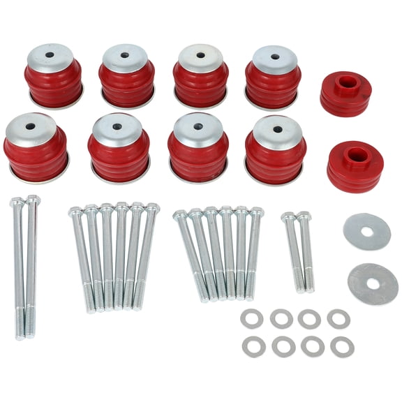 SCITOO Leaf Spring Kit Body Cab Mount Bushing Kit Compatible With Ford F250 F350 Super Duty 2/4Wd 08-16 KF04060BK