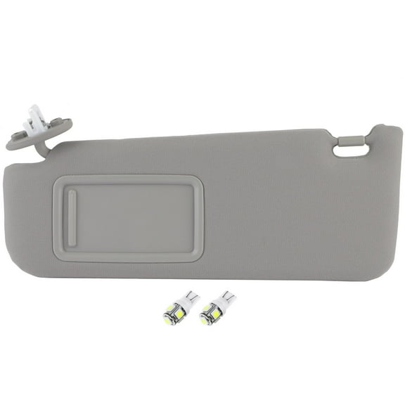 SCITOO Left Driver Side Sun Visor Assembly With Sunroof fit for 2012 2013 2014 2015 2016 2017 for Toyota Camry Gray Car Sun Visor 74320-33F50-B0