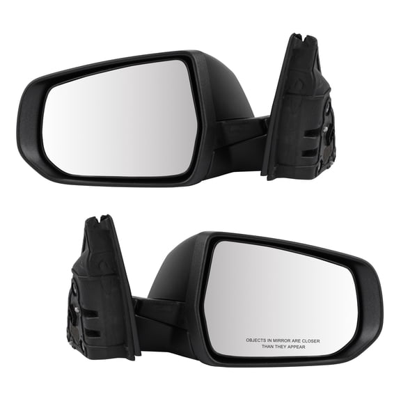 SCITOO Left and Right Side View Mirrors Fit For 2016-2021 For Chevy For MALIBU Replacement Exterior Mirror L|LS; W/O HEATED; W/O SIGNAL; Textured Black; GM1320558 GM1321558