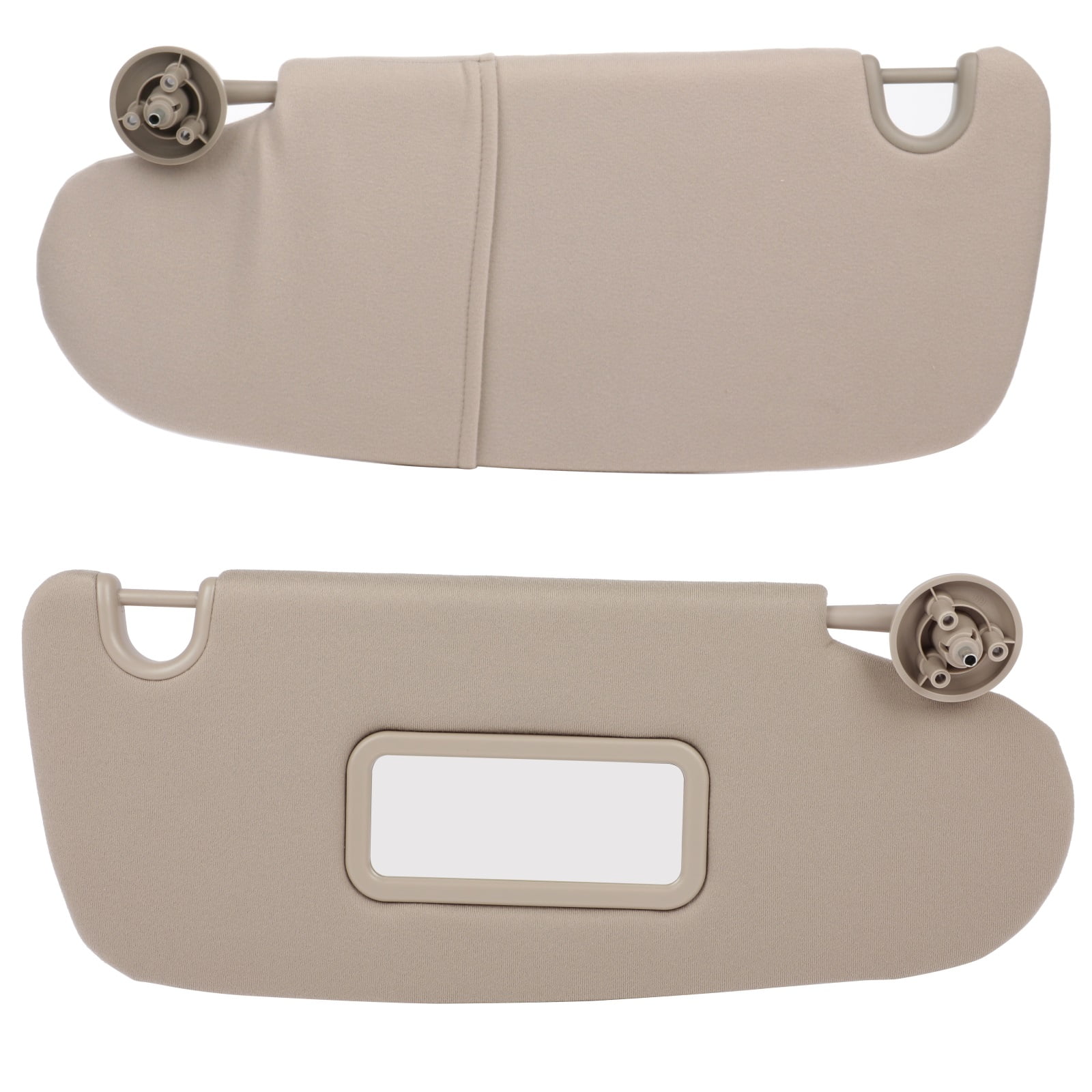 SCITOO Left & Right sides Sun Visor Assembly Without Sunroof fit for 2002 2003 2004 2005 2006 2007 2008 for Dodge Ram 1500 Gray Car Sun Visor 1CT17TL2AA