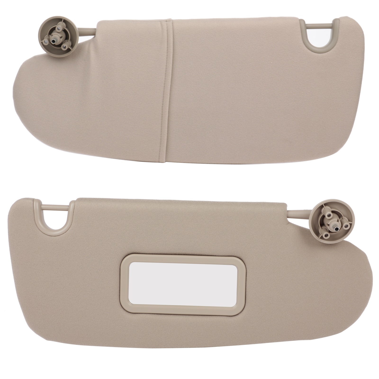 Ezzy Auto Visiera Parasole Lato Passeggero Grigia Per Toyota Camry 2007-2011 (Senza Tetto Apribile) Con Specchio