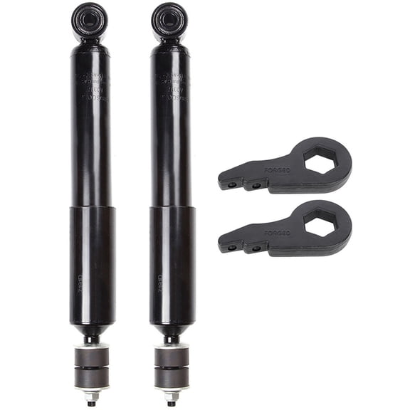 SCITOO Lift Spacer 1 inch-3 inch Leveling Lift Kit for Silverado 2500 HD Forged Front Quick Complete Struts Front Strut Spacers Compatible for 2002-2006 for Chevrolet Avalanche 2500 8.1L