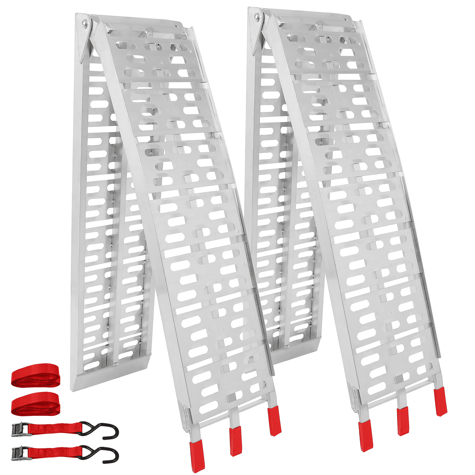 SCITOO Loading Ramp with Support Legs 7.42ft Folding Titan Ramps