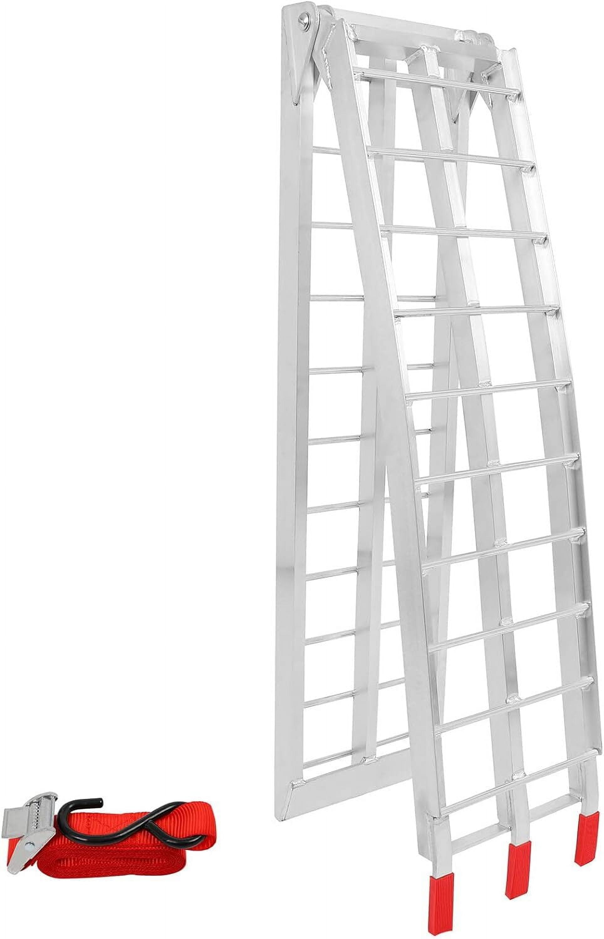 SCITOO Loading Ramp with Support Legs 7.5ft Folding Titan Ramps ...