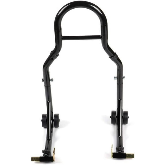 SCITOO Motorcycle Sport Bike Wheel Chock Lift Stand For Universal Black - Rear