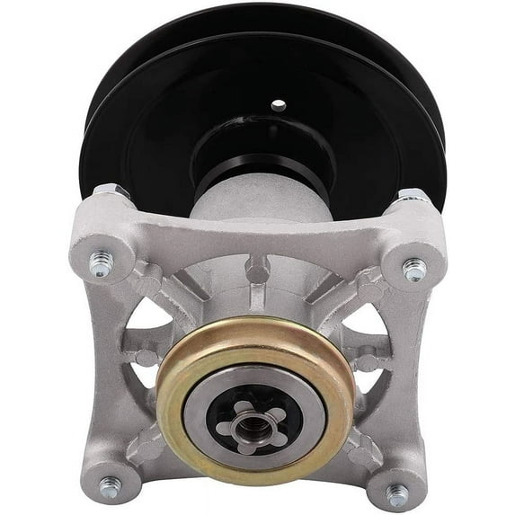 SCITOO NEW Mower Spindle Spindle Assembly Replacement for HUSQVARNA/ for AYP SPINDLE, for PULLEY, for SPACER & SCREWS 539107515, 532174358, 539113962; for AYP 174356, 174358