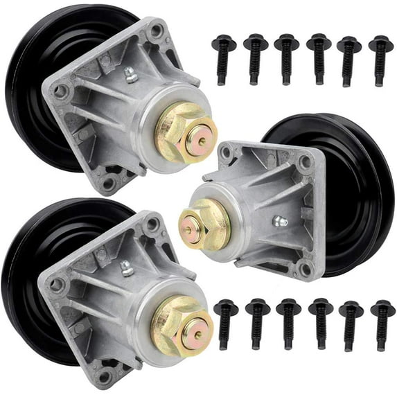 SCITOO NEW Mower Spindle Spindle Assembly Replacement for MTD for Cub Cadet LT1022 LT1045 LT1046 918-04123 B 618-04123 B of 3 pcs