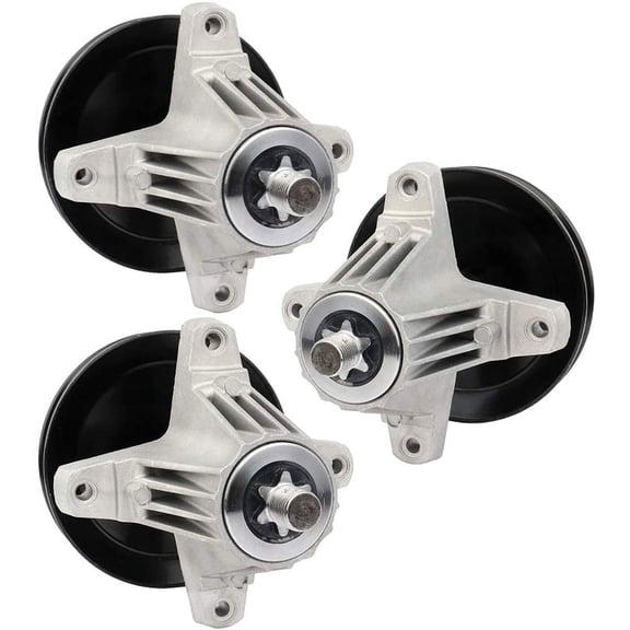 SCITOO NEW Mower Spindle w/PULLEY BOLT Spindle Assembly Replacement for MTD 42 Deck 618-06991 918-06991 285-216 of 3 pcs