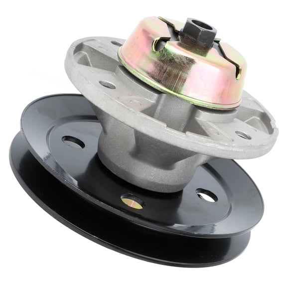 SCITOO NEW Mower Spindle w/PULLEY Spindle Assembly Replacement for John Deere AM121342 AM121229