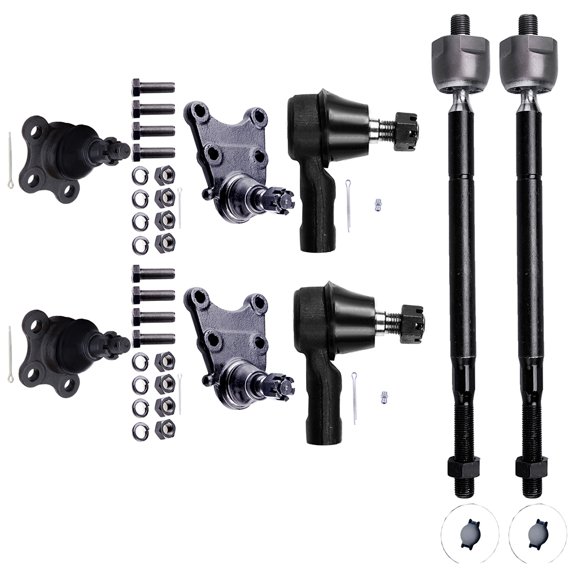 SCITOO Outer Inner Steering Tie Rod End Lower Upper Ball Joint Fit 1998-2004 For Honda Passport Rodeo Sport For Isuzu Amigo Axiom Rodeo