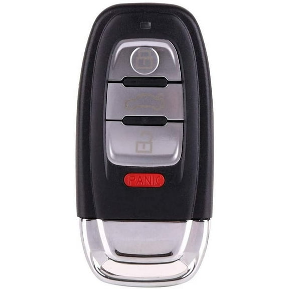 SCITOO Pack of 1 Uncut Keyless Entry Remote Control Key Fob fit for Audi Q5 TT A3 Q3 RS5 Black 4 Buttons Fits select: 2016-2017 AUDI Q5 PREMIUM PLUS S-LINE, 2015 AUDI Q5 PREMIUM PLUS