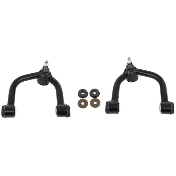 SCITOO (Pair) 2-4" Front Upper Control Arms Adjustable Suspension Kit Compatible with 1999-2006 for Tundra 2000-2007 for Sequoia, 2PCS Tubular Black Arms Alignment Lift 2 to 4 inch
