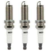SCITOO Platinum Iridium Spark Plugs 93298 for Mitsubishi Mirage 2014-2015/2017-2020, 1.2L Pack of 3