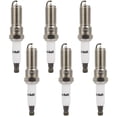 thumbnail image 1 of SCITOO Platinum Iridium Spark Plugs for Chevrolet for Silverado 1500, Express 2500/3500, Trailblazer & for GMC Sierra, Savana, Envoy & for Buick Rainier & for Isuzu Ascender 91418 6 Pcs, 1 of 4