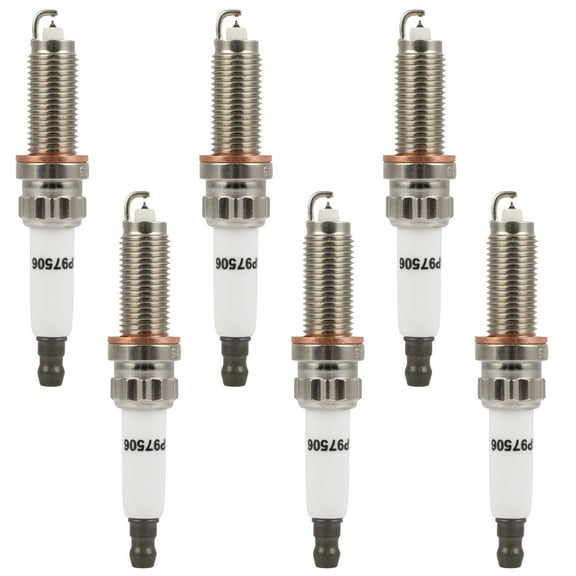 SCITOO Platinum Iridium Spark Plugs Compatible for BMW 335i GT xDrive, 335i xDrive, X5, 535i, 535i GT xDrive, 535i xDrive, X3, 435i, 435i Gran Coupe, X1, 740i, 740Li xDrive, X6, 640i 97506 6 Pcs