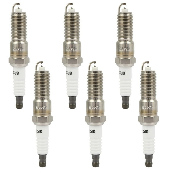 SCITOO Platinum Iridium Spark Plugs Compatible for Chrysler, for Dodge, for Jeep, for Volkswagen V6 300 Concorde Intrepid Pacifica Wrangler Routan LZTR5AIX13,2314 6 Pcs