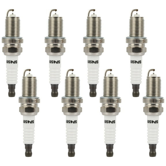 SCITOO Platinum Iridium Spark Plugs Compatible for Toyota Tundra/Sequoia 2005-2009, 4Runner 2003-2009, Land Cruiser & for Lexus LS400, LS430, LX470, GS400, GS430, GX470, SC400, SC430 4589 8 Pcs