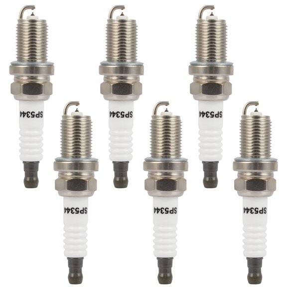 SCITOO Platinum Iridium Spark Plugs for Mercedes-Benz C32 AMG/SLK32 AMG 2002-2004 & for Audi A4 2002-2005, A4 Quattro, Q5 2009-2012, A5 Quattro 2008-2010, A6, A6 Quattro IFR6D10, A0031599703 6 Pcs