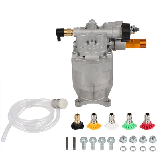 SCITOO Pressure Washer Pump 3/4" Shaft Water Pressure Pump MAX 3100 PSI,2.5 GPM,for Pressure Washers With Horizontal Engines