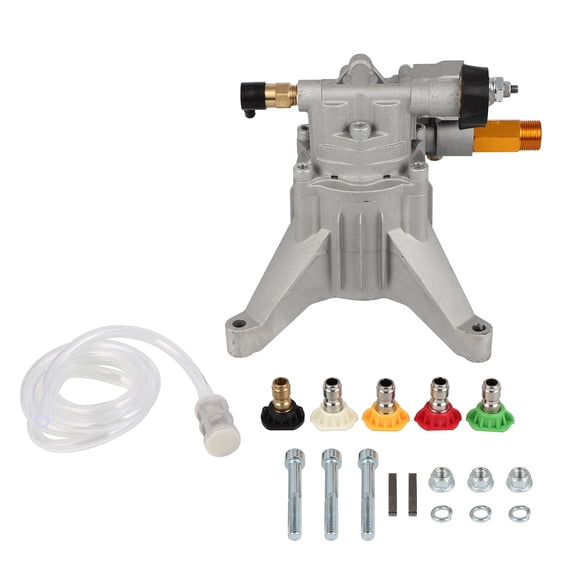 SCITOO Pressure Washer Pump 7/8" Shaft Water Pressure Pump MAX 3000 PSI,2.5 GPM,for Pressure Washers With Horizontal Engines