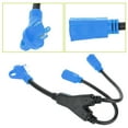 thumbnail image 1 of SCITOO RV Y-Split Power Cord Adapter, Heavy Duty RV Electrical Cord Cable Adapter, 30 amp Male Plug to (2) 15 amp Female, 1 of 4