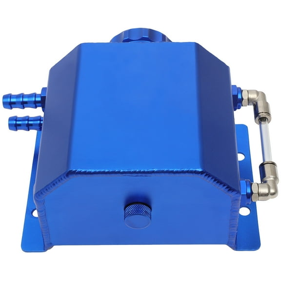 SCITOO Radiator Coolant Overflow Tank/Reservior Polished Stainless 33 oz Univesial