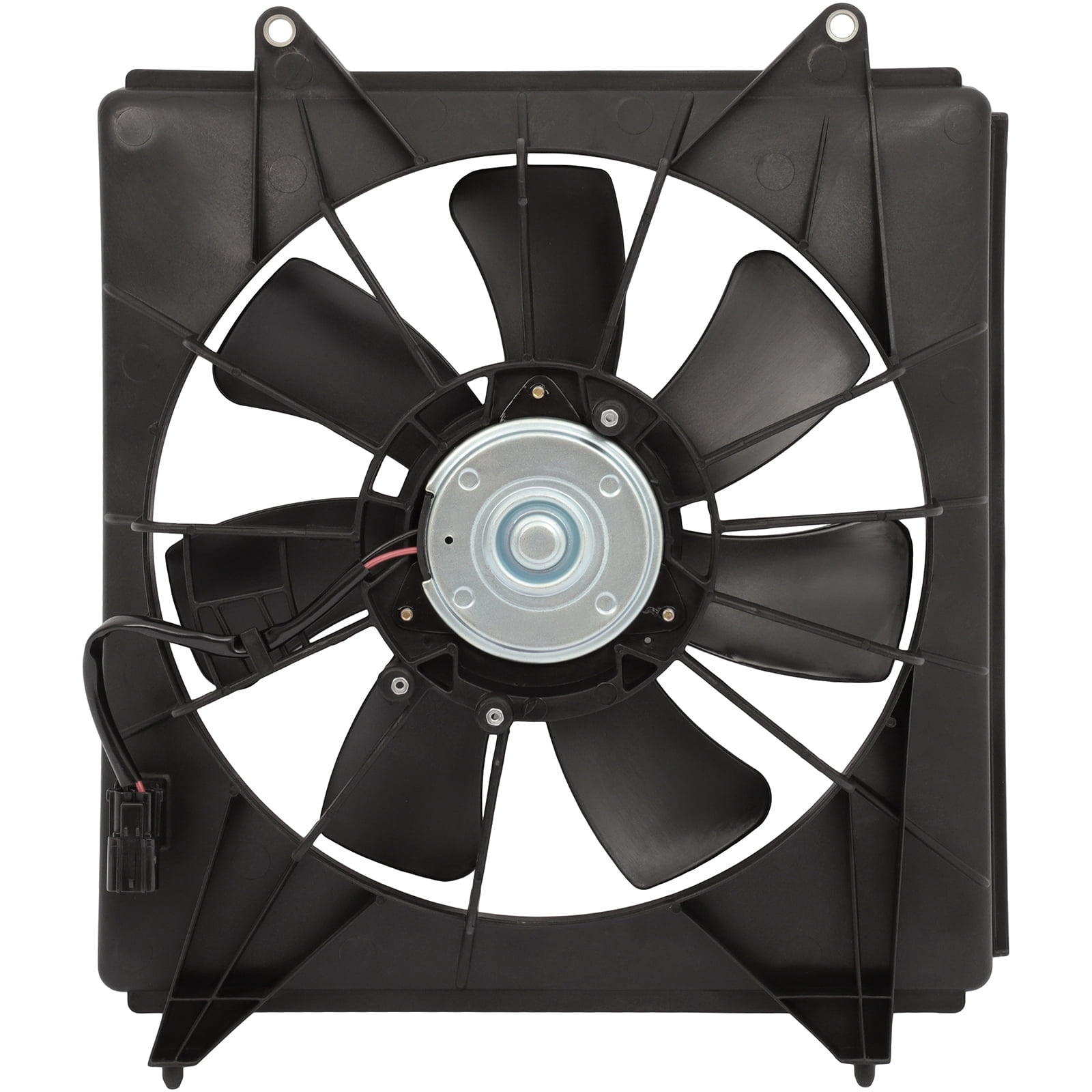 Honda Accord Cooling Fan Assembly Pair Of AC Radiator Cooling Fans For 2008-2012 Honda Accord - Left & Right, 12V, 80W, 6-Month Warranty 2008-2012 Accord Radiator Fan