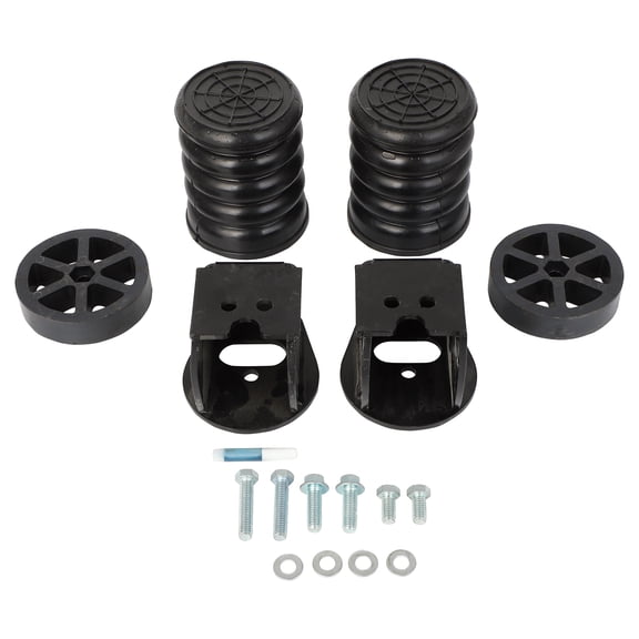 SCITOO Rear Air Helper Spring Suspension 2009-2021 for Ford Accessories Left and Right Rear Black Cab Body Mounts Support Kit Reduces Rear End Sag, Decreases Vibration