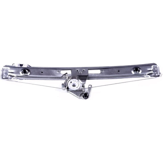 SCITOO Rear Left Driver Side Window Regulator Assembly W/o Motor Compatible with 2001-2005 For BMW 325i 1999-2000 For BMW 328i 2001-2005 For BMW 330i 2001-2005 For BMW 330xi 51358212099 740-480