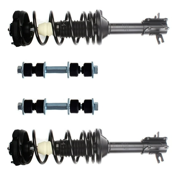 SCITOO Rear Strut Spring Assembly, Stabilizer Bar Link Kit Fit for 1997 1998 1999 2000 2001 2002 2003 for Ford Escort, 1997 1998 1999 for Mercury Tracer