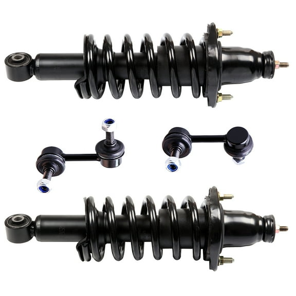 SCITOO Rear Strut Spring Assembly Stabilizer Bar Link Kit Fit for 2001 2002 2003 2004 2005 for Honda Civic