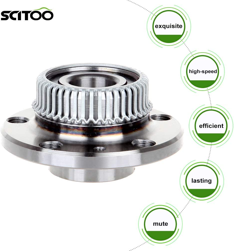 SCITOO Rear Wheel Bearing Hub 512012 Hub Bearing Hub Assemblies 5 Bolts ...