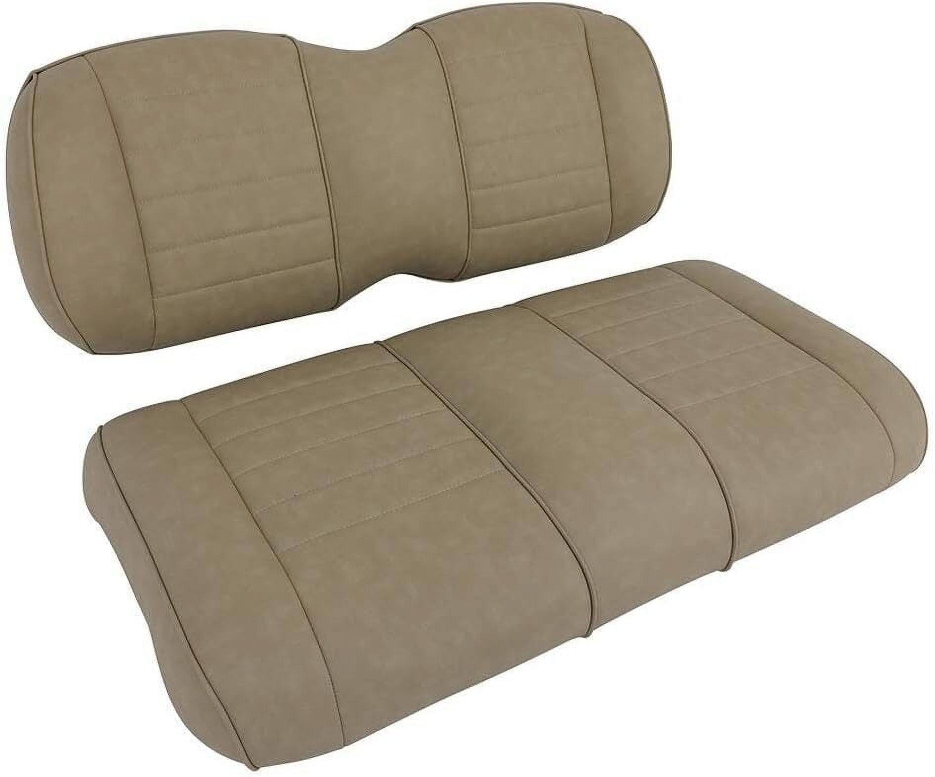 SCITOO Replacement Cushions for Golf Cart Front Seat, Golf Cart Cushion Seat for EZGO RXV, Stone, 2 Piece Set