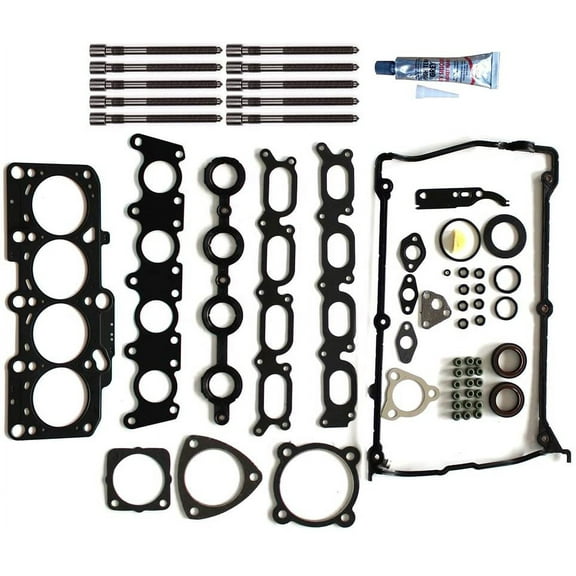 SCITOO Replacement for Head Gakset Set with Bolts fit for Volkswagen for Jetta for Passat Beetle for Audi TT A4 Quattro 1.8L 1997-2006 Engine Head Gaskets Set Kits
