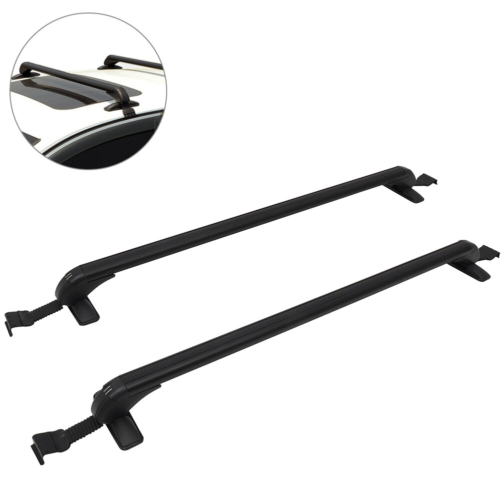 Black Aluminum Cross Bar Roof Rack For 2016-2018 Honda Pilot - SDD-RRHPILOT16 - 165lb Capacity