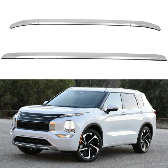 SCITOO Roof Rack Cross Bars Fit For Mitsubishi Outlander 2022-2024 165LBS,Heavy Duty Aluminum Roof Crossbars Rooftop Luggage Kayak Racks Carrier Sliver