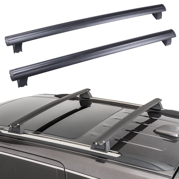SCITOO Roof Rack Crossbar for Jeep Grand for Cherokee 2011-2021 2 pcs Aluminum Alloy Roof Top Cross Bar Set Rock Rack Rail(Only Fits with OEM Roof Rails)