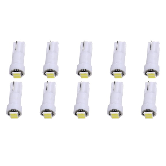 SCITOO SCITOO 10Pcs T5 74 Light Bulbs Instrument Gauge Cluster Light Bulbs Speedometer Gauge Cluster Lights