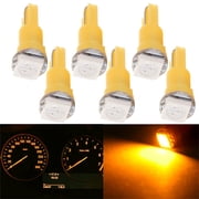 SCITOO SCITOO 6Pcs T5 74 Light Bulbs Instrument Gauge Cluster Light Bulbs Speedometer Gauge Cluster Lights