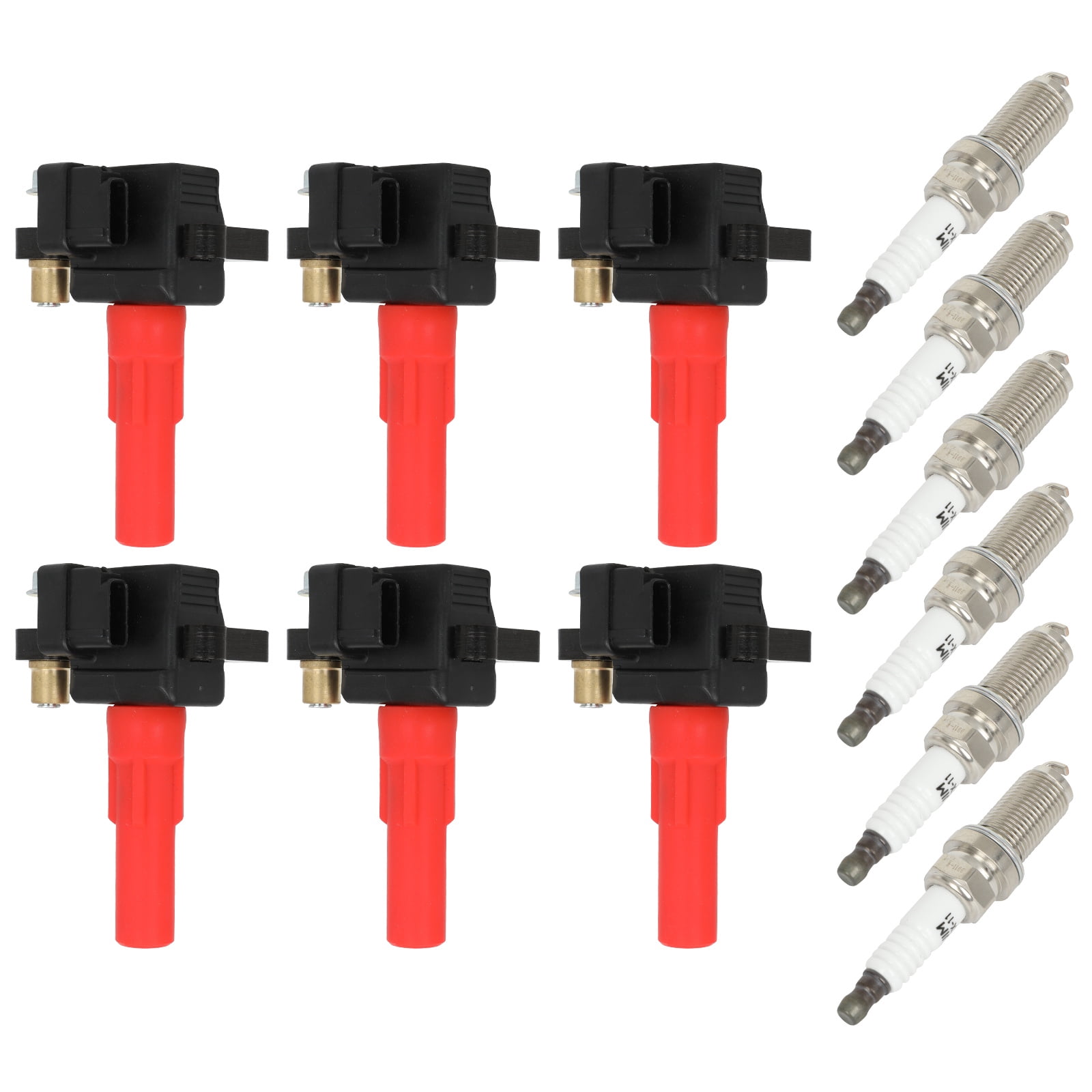 SCITOO Set of 6 ignition coils wilth 6 iridium Spark Plugs Replacement for Subaru 2010-2019 Legacy 3.6L, 2010-2019 for Subaru Outback 3.6L, 2010-2014 for Subaru Tribeca 3.6L Replace UF666 + 6619