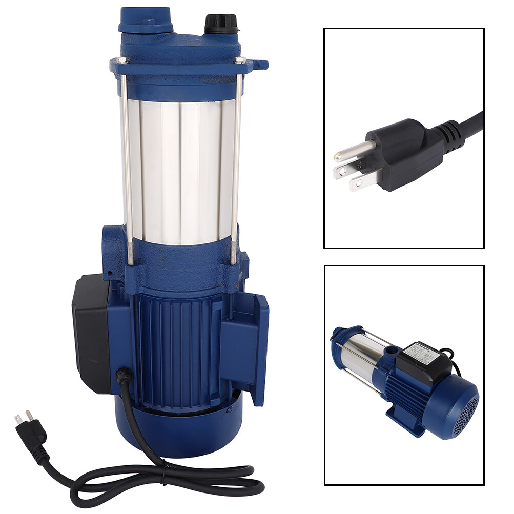 SCITOO Shallow Well Water Pump 1.5 HP 220V 95L/min 1100W Home Garden Irrigation Booster Jet Pump