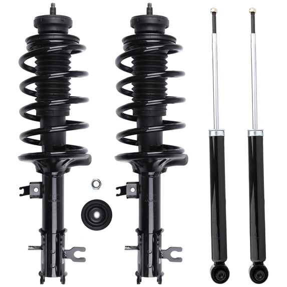 SCITOO Shock Struts Replacement Complete Assembly Front and Rear Pair Fit for 2004-2011 Aveo,2009 for Pontiac G3,2005-2008 for Pontiac Wave Quick-Strut Complete Strut Assembly