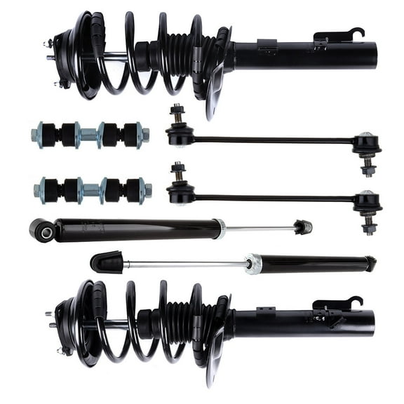 SCITOO Shock Struts Replacement Complete Assembly Front and Rear Fit for 2006-2011 Focus Quick-Strut Complete Strut Assembly