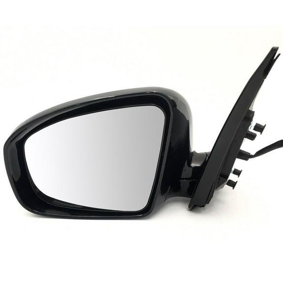 SCITOO Side View Mirror Driver Left Side Mirror Fit For 2009-2014 For Nissan Murano Foldaway Power Heated Black Smooth Replacement Exterior Mirror OE:96302-1AA0B PL:NI1320197