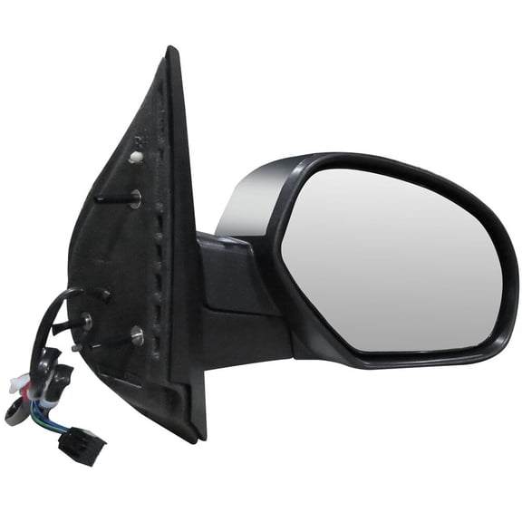 SCITOO Side View Mirror Passenger Right Side Mirror Fit For 2007-2014 For Chevrolet Tahoe, 2007-2013 Avalanche, Fits 2007-2014 For GMC Yukon Foldaway Power Heated Chrome Replacement Exterior Mirror