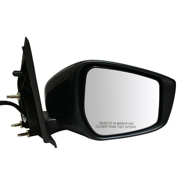 SCITOO Side View Mirror Passenger Right Side Mirror Fit For 2015-2019 For Nissan Versa Sedan Foldaway Power G-Convex Black Smooth Replacement Exterior Mirror OE:963019KK1A PL:NI1321257