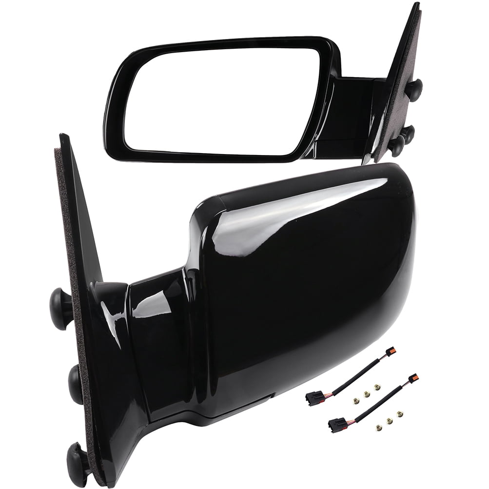 88-98 Chevy Silverado C1500 Paintable Manual Sport Mirrors - Pair Replacement