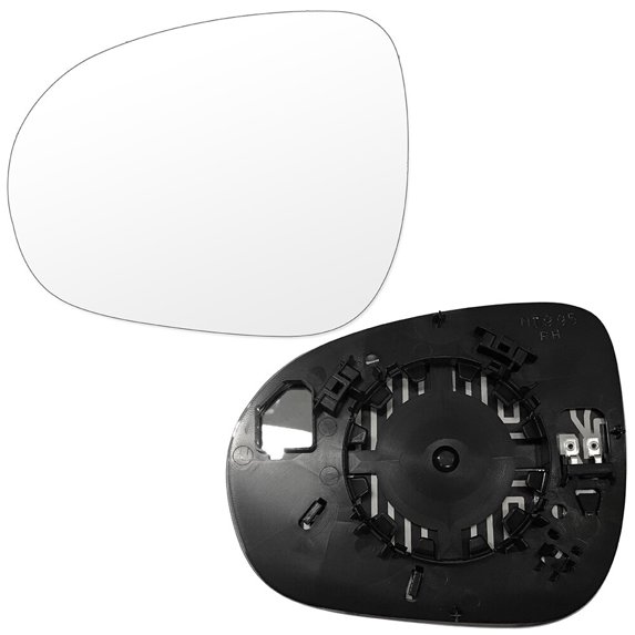 SCITOO Side View Mirrors Glass Driver and Passenger Left and Right Mirrors Glass Fit For 2016-2019 For FIAT 500X (5F) W/HEATED Chrome Flat Replacement Exterior Mirrors Glass